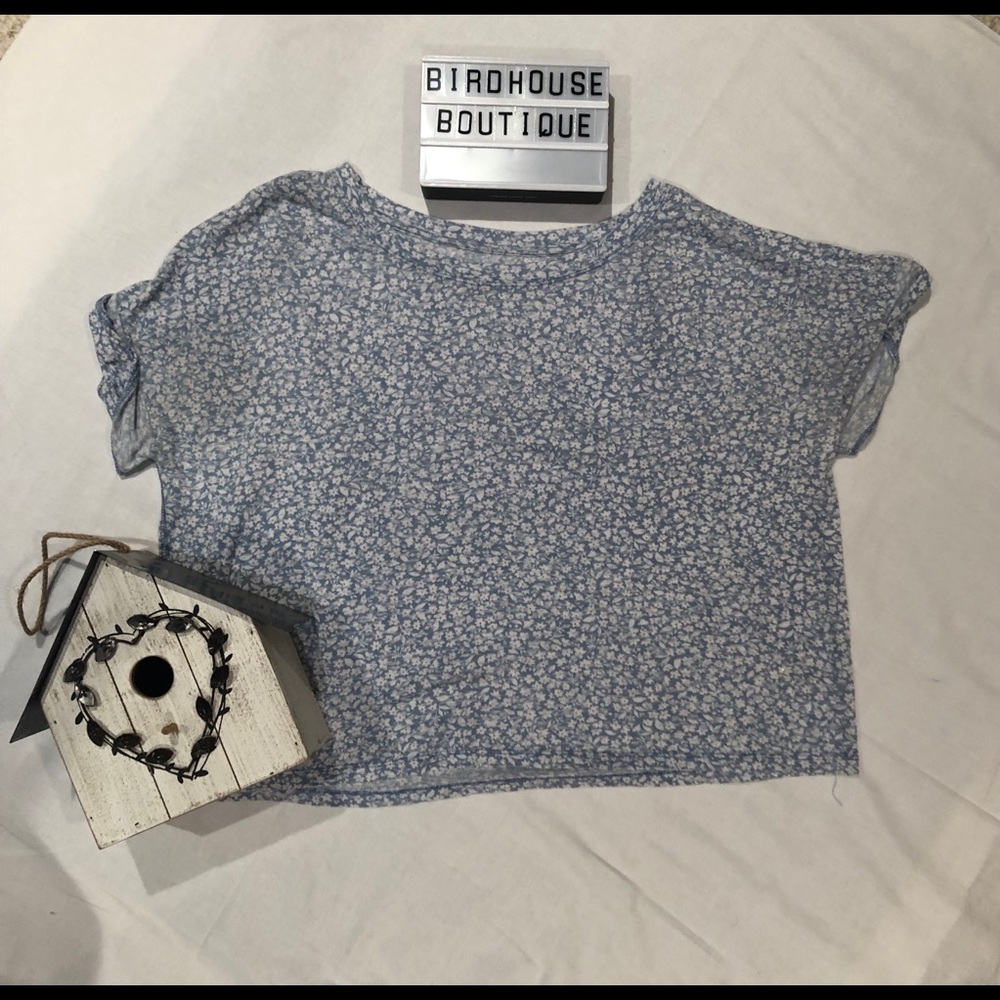💥Cape Juby Floral Crop Top